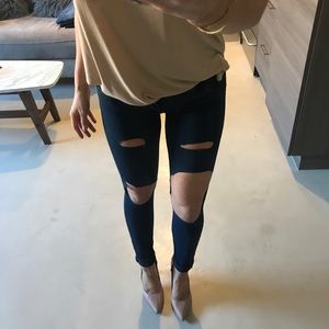 7 For All Mankind distressed jeans